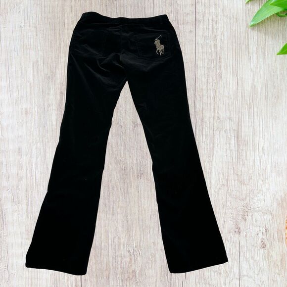 Ralph Lauren Women's Bootcut Pants Size 10 Black Label Corduroy Dark Academia - Picture 2 of 9
